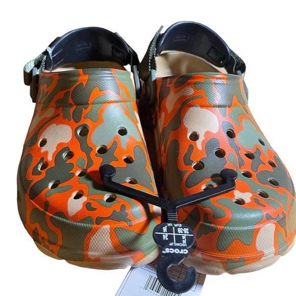 CROCS All Terrain Camo Clog Tan Multicolor Camouflage, J6 / Juniors 6 - Picture 4 of 8